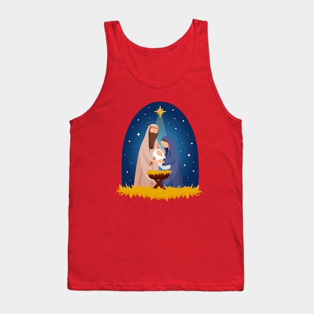 Nativity Tank Top by Mako Design 